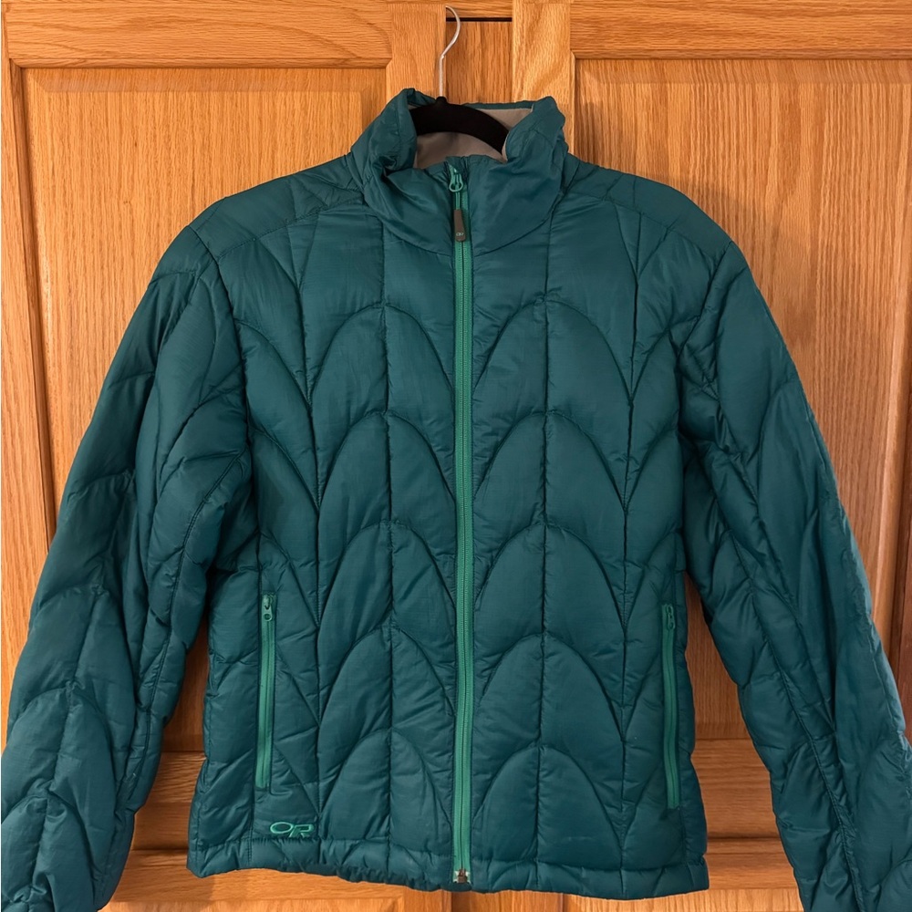 Outdoor Research Teal Quilted Jacket
